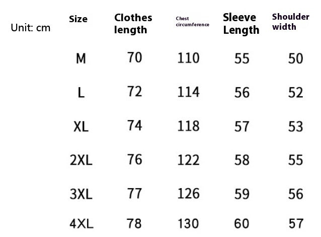 Fashion Loose Casual Men's Shirt Coat