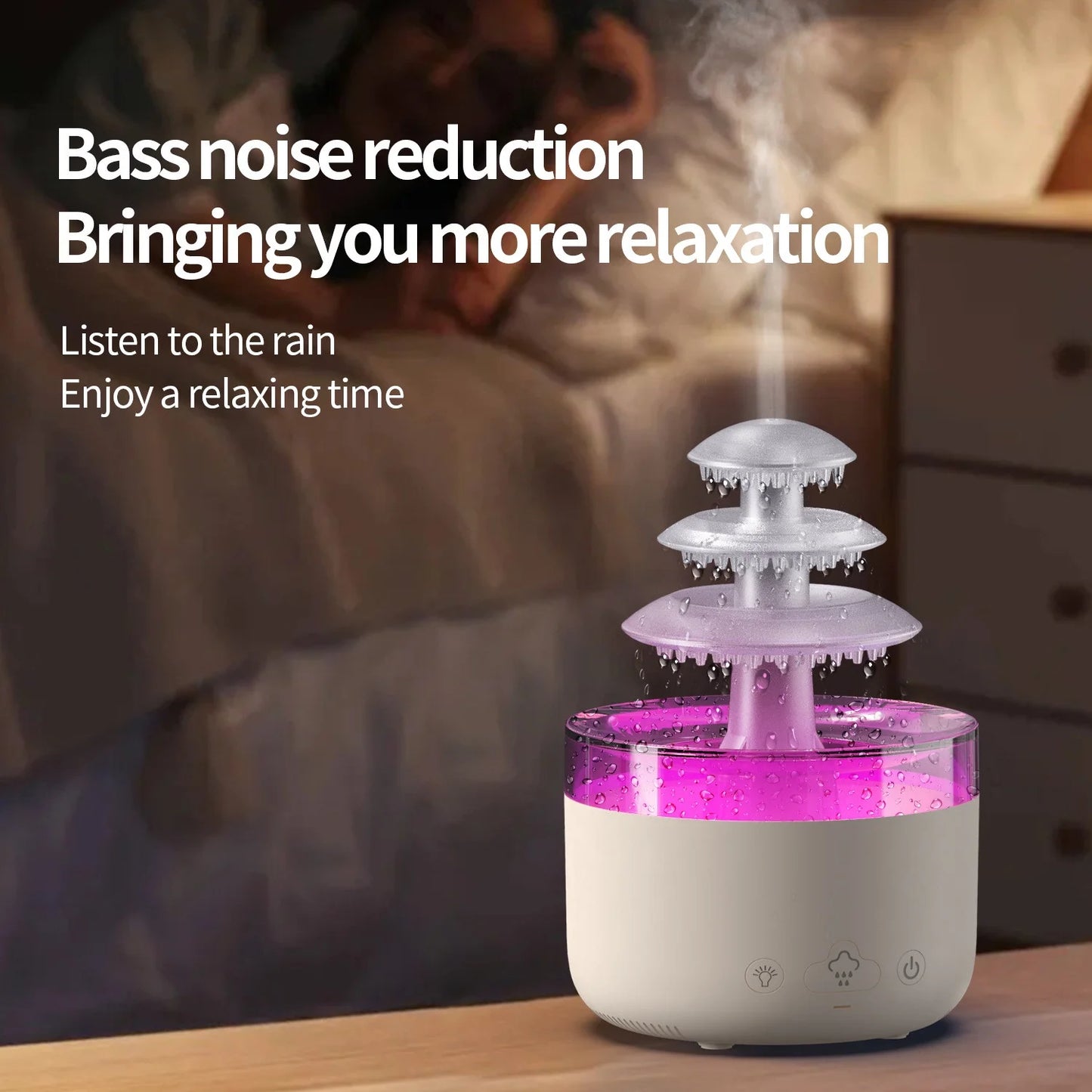 Oil Diffusers for Homecolorful and Rain Aromatherapy Machine Home, Bedroom, Office, Automatic Incense Spraying, Silent Incense Expansion, Indoor Humidifier, Home