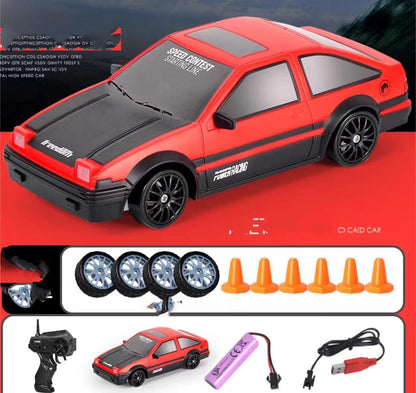 2.4G Drift Rc Car 4WD RC Drift Car Toy Remote Control GTR Model