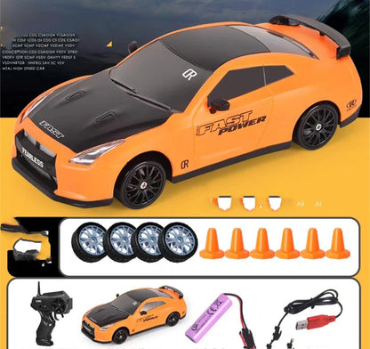 2.4G Drift Rc Car 4WD RC Drift Car Toy Remote Control GTR Model