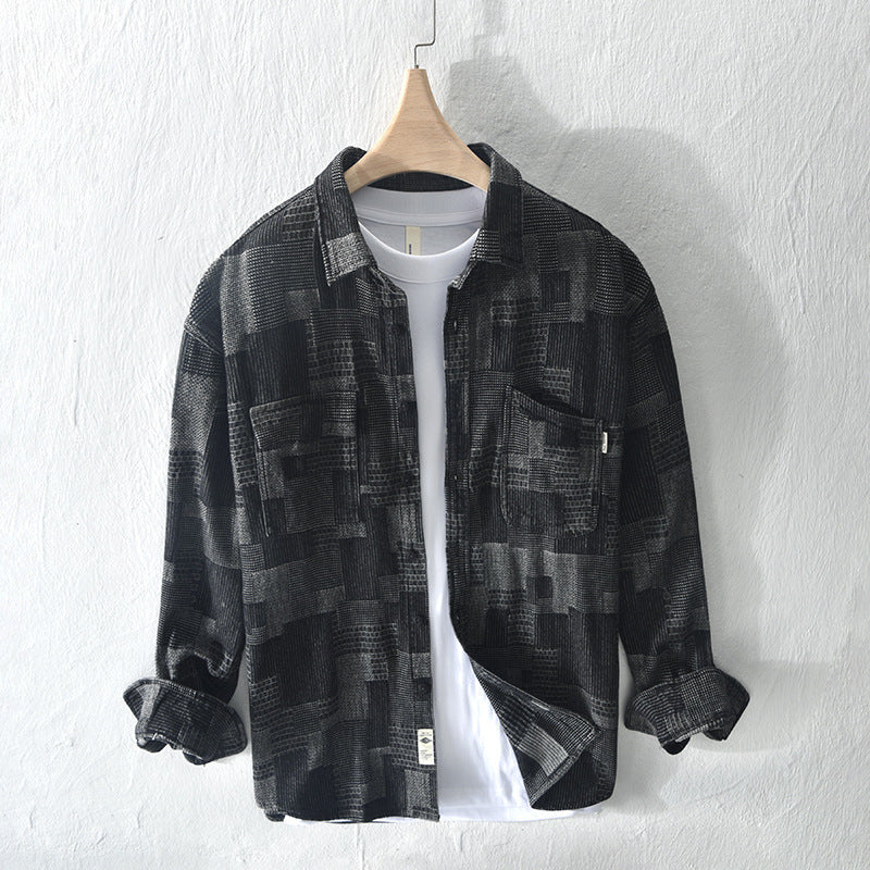 Fashion Loose Casual Men's Shirt Coat