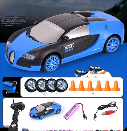 2.4G Drift Rc Car 4WD RC Drift Car Toy Remote Control GTR Model